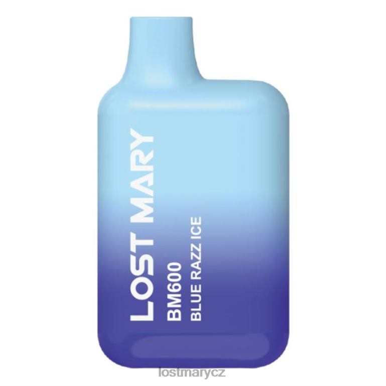 LOST MARY Vape Sale - Ztracená mary bm600 jednorázová vapka modrý razz led 6Z4H0140