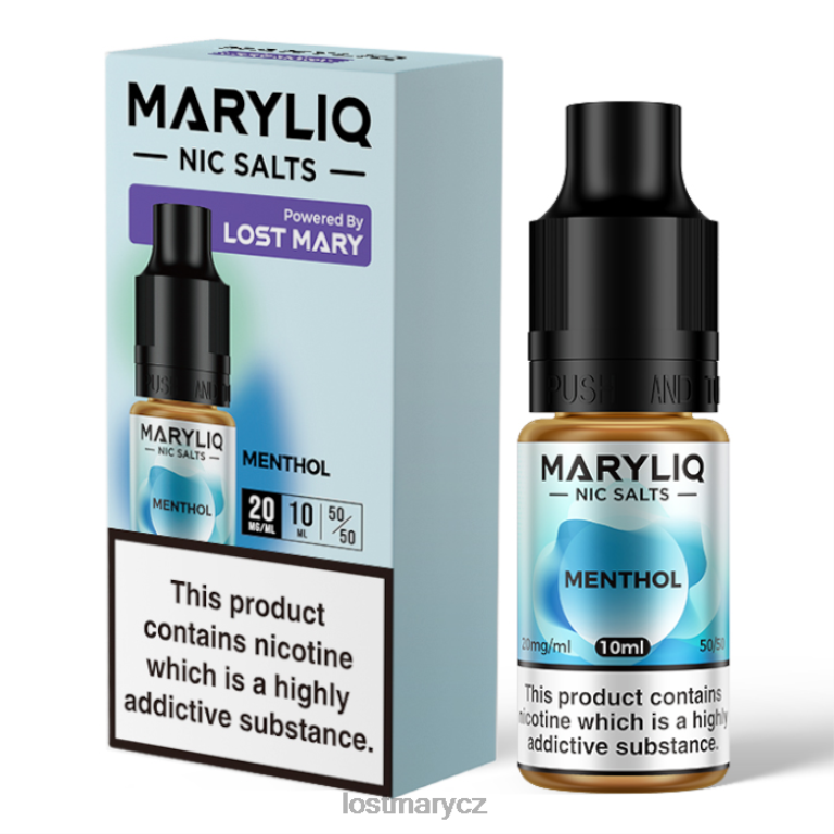 LOST MARY Cena - Lost maryliq nic salts - 10ml mentol 6Z4H0223