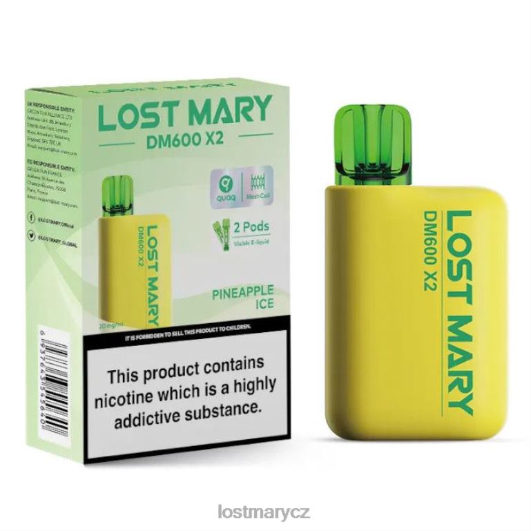 LOST MARY CZ - Jednorázová vapka lost mary dm600 x2 ananasový led 6Z4H0204