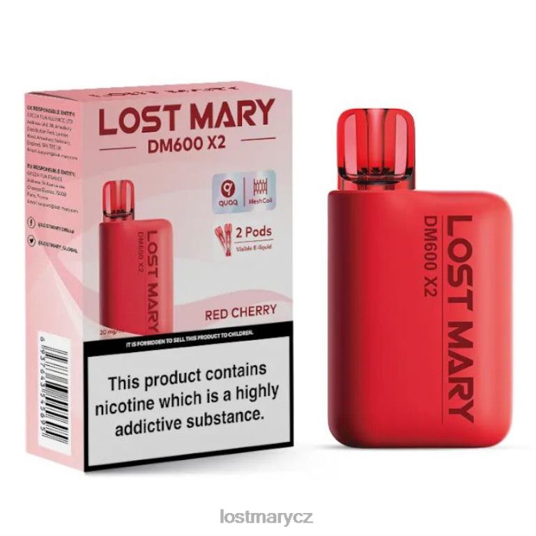 LOST MARY Online - Jednorázová vapka lost mary dm600 x2 červená třešeň 6Z4H0198
