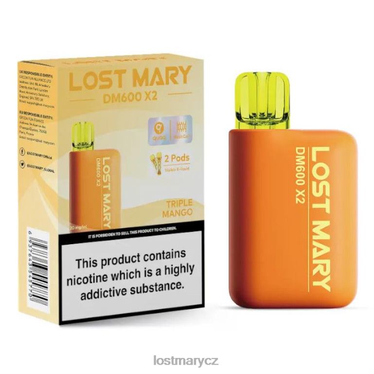LOST MARY Sale - Jednorázová vapka lost mary dm600 x2 trojité mango 6Z4H0199
