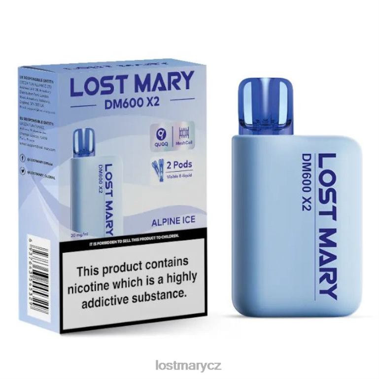 LOST MARY Vape Cena - Jednorázová vapka lost mary dm600 x2 alpský led 6Z4H0186