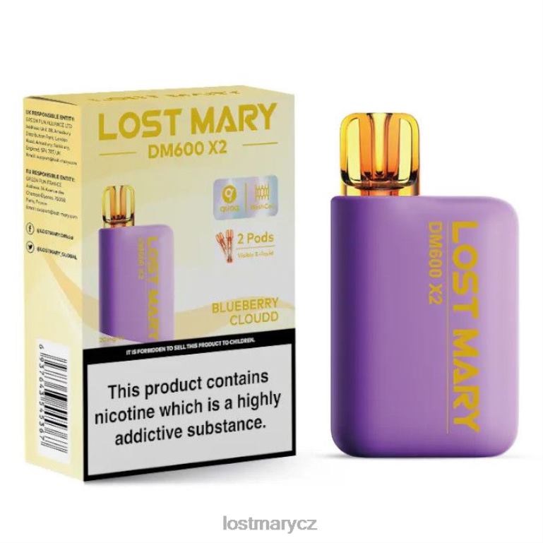 LOST MARY Vape Sale - Jednorázová vapka lost mary dm600 x2 borůvkový oblak 6Z4H0190