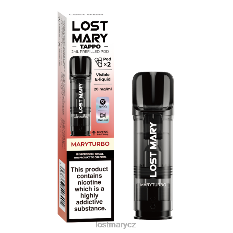 LOST MARY Czech Republic - Lost Mary tappo předplněné lusky - 20 mg - 2 ks maryturbo 6Z4H0185